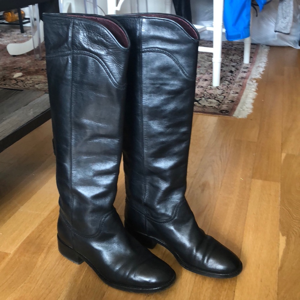 Authentic Chanel Ascot Black Riding Boot